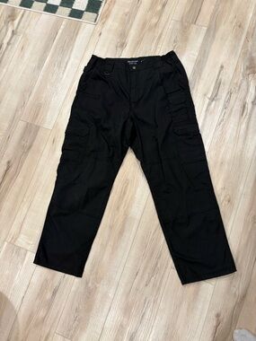 5.11 Tactical Men's Black Ripstop Cargo Pants